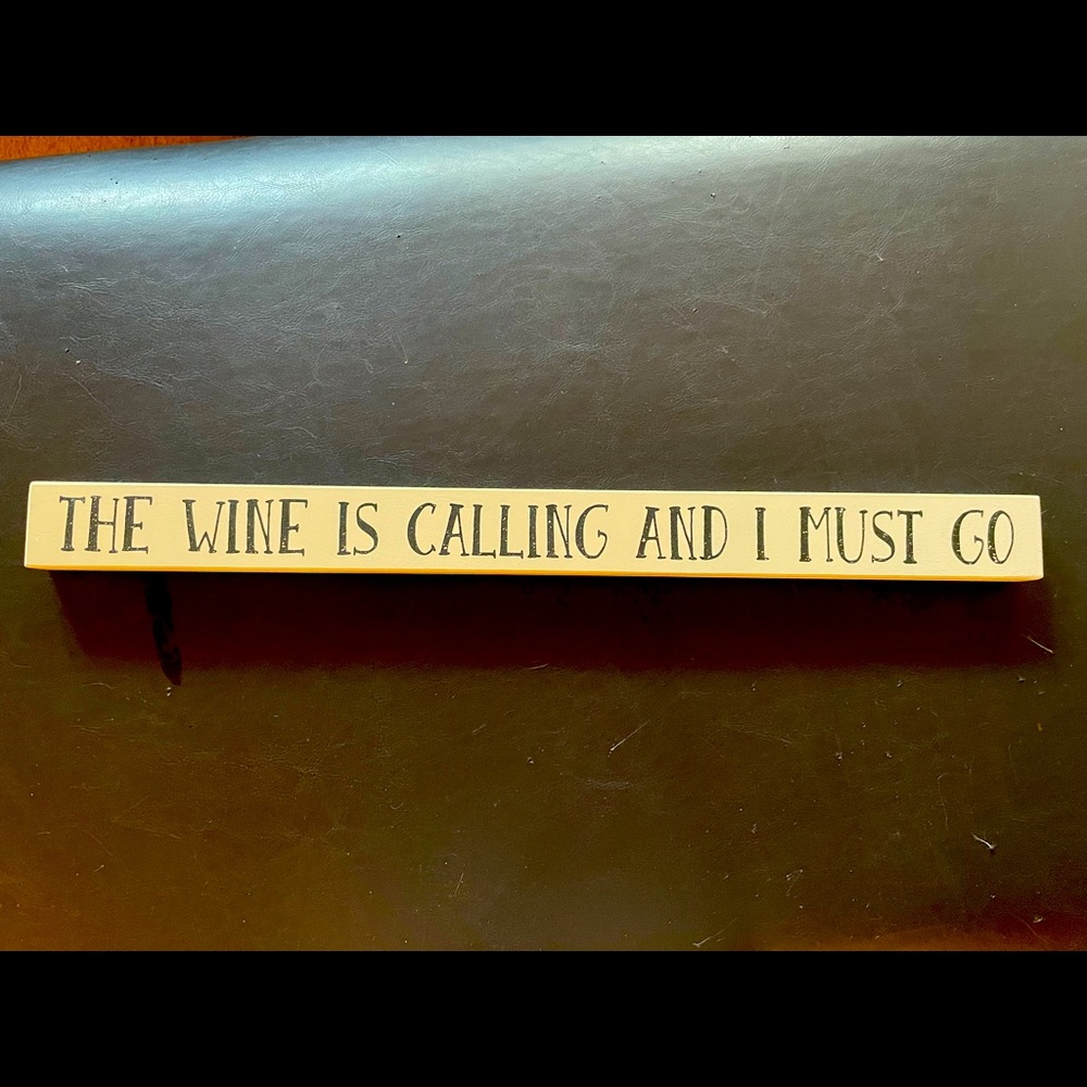 Deco wine sign *bogo*